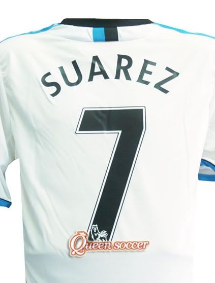 Liverpool Suarez jersey